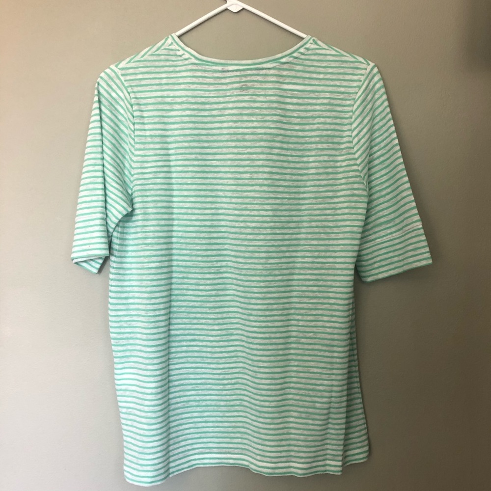 Banana Republic Striped Front Pocket Tee - Picture 6 of 8